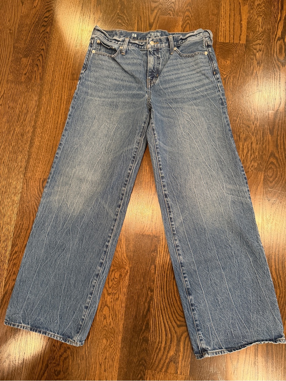 J. Crew Light Blue Wide Leg Jeans